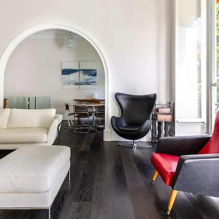 Daire Carre D'or, Superbe Sur Jardin, Elegant Et Ensoleille Nice