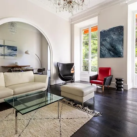 Carre D'or, Superbe Sur Jardin, Elegant Et Ensoleille * Nizza